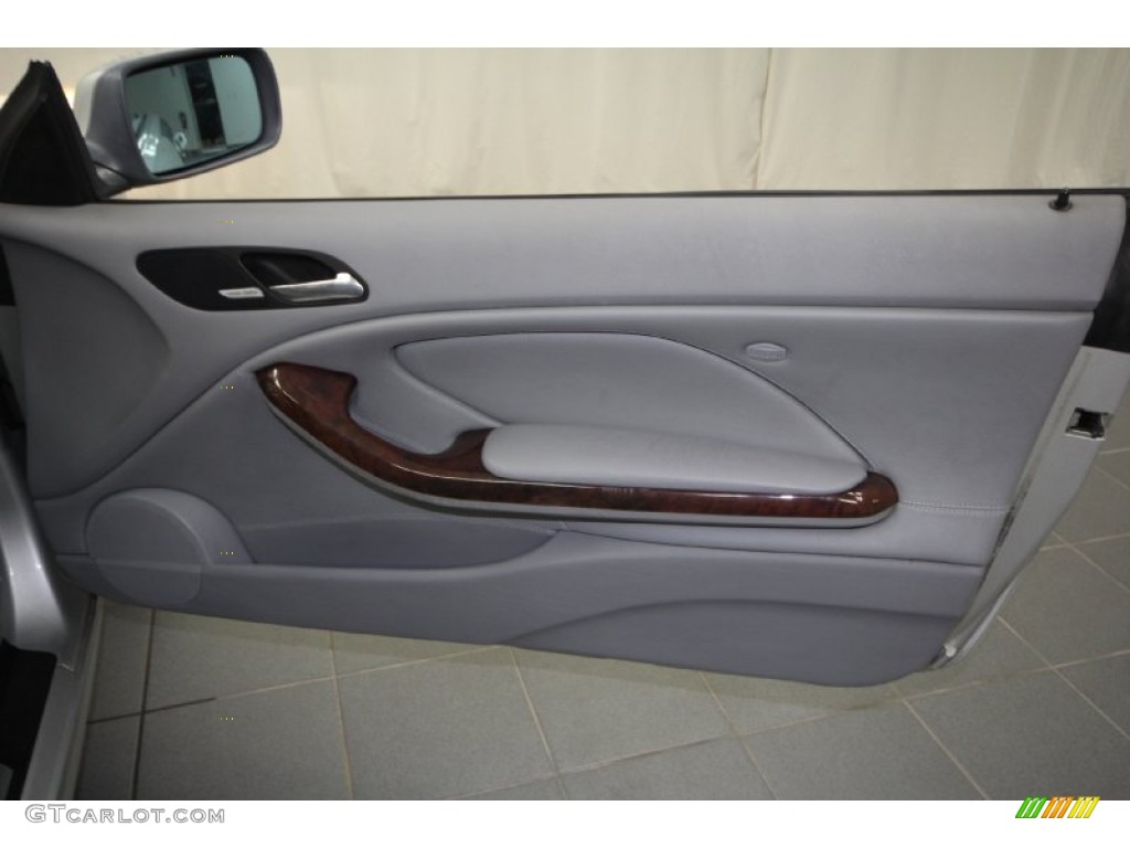 2002 3 Series 330i Convertible - Titanium Silver Metallic / Grey photo #34