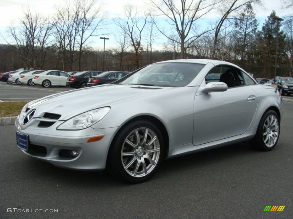 Iridium Silver Metallic 2007 Mercedes-Benz SLK 350 Roadster Exterior Photo #61545111