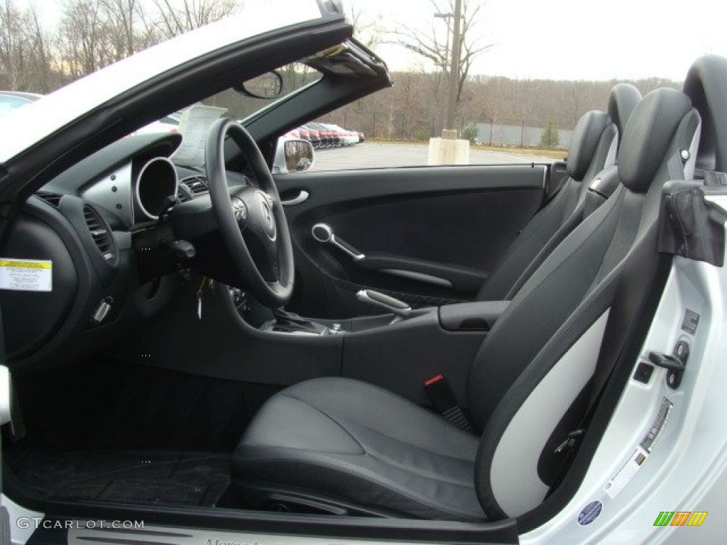 Black Interior 2007 Mercedes-Benz SLK 350 Roadster Photo #61545209