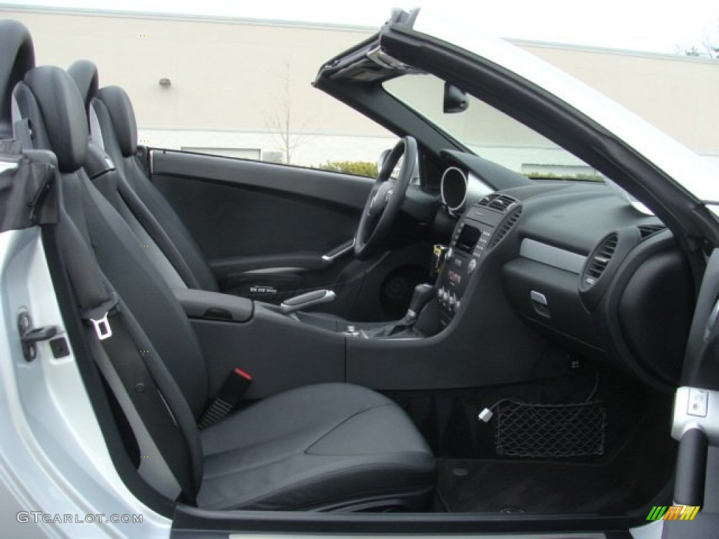 Black Interior 2007 Mercedes-Benz SLK 350 Roadster Photo #61545218