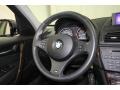 2009 BMW X3 Black Interior Steering Wheel Photo