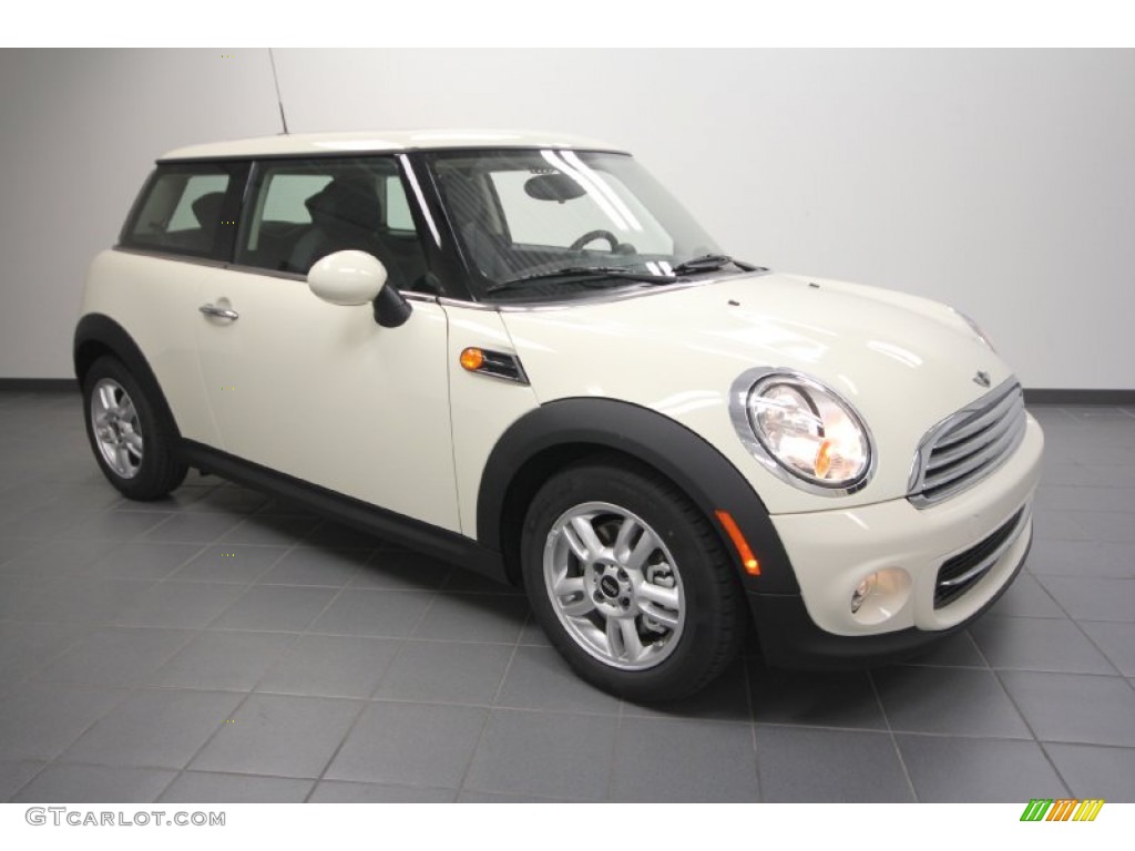 2012 Cooper Hardtop - Pepper White / Carbon Black photo #1