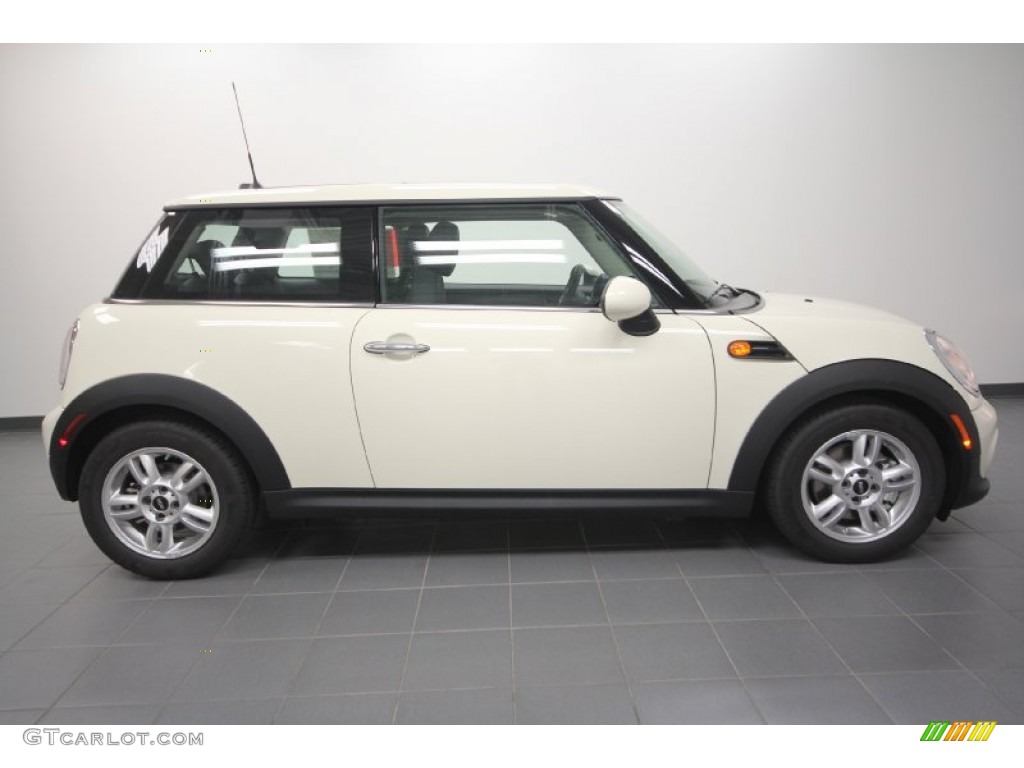 2012 Cooper Hardtop - Pepper White / Carbon Black photo #2