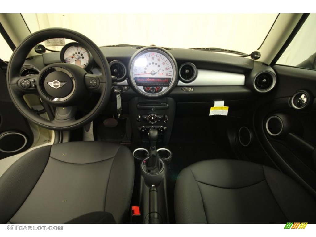 2012 Cooper Hardtop - Pepper White / Carbon Black photo #4