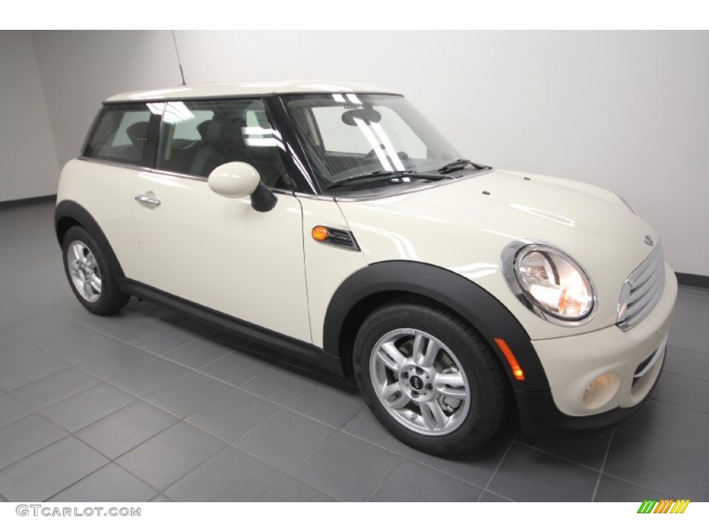 2012 Cooper Hardtop - Pepper White / Carbon Black photo #6