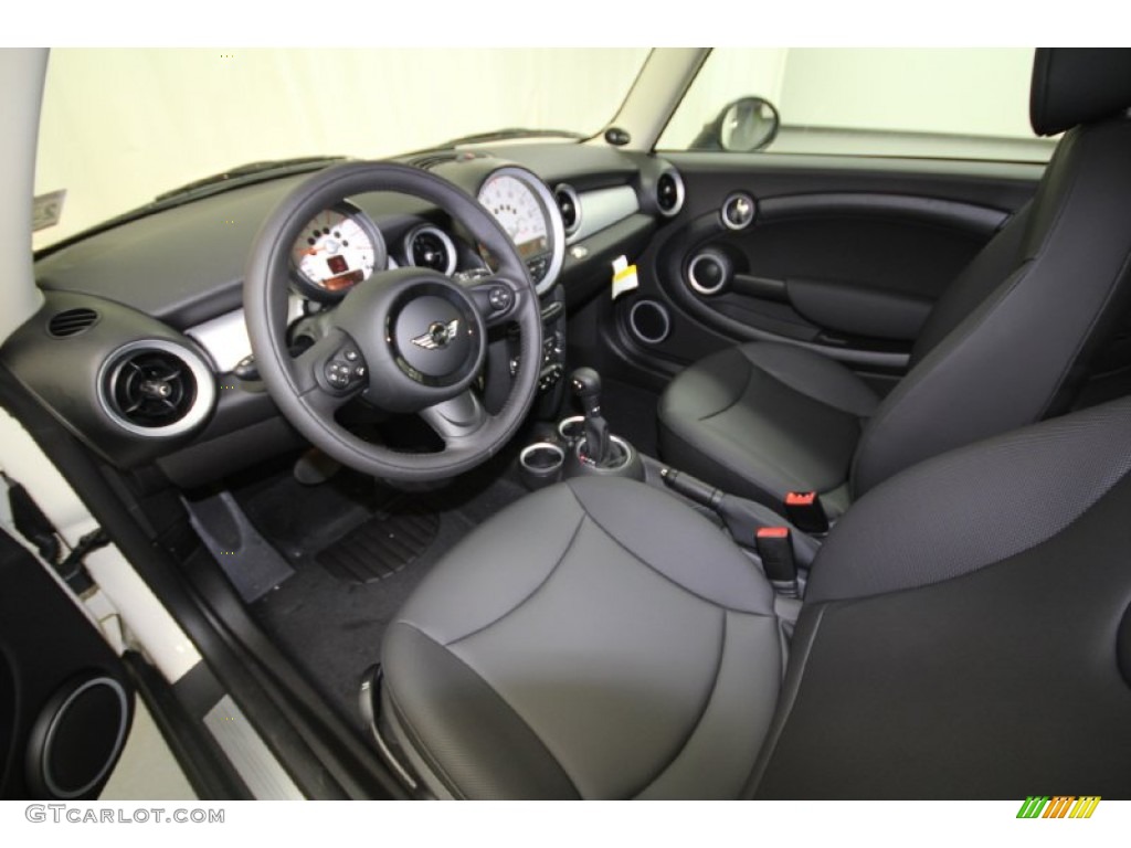 2012 Cooper Hardtop - Pepper White / Carbon Black photo #11