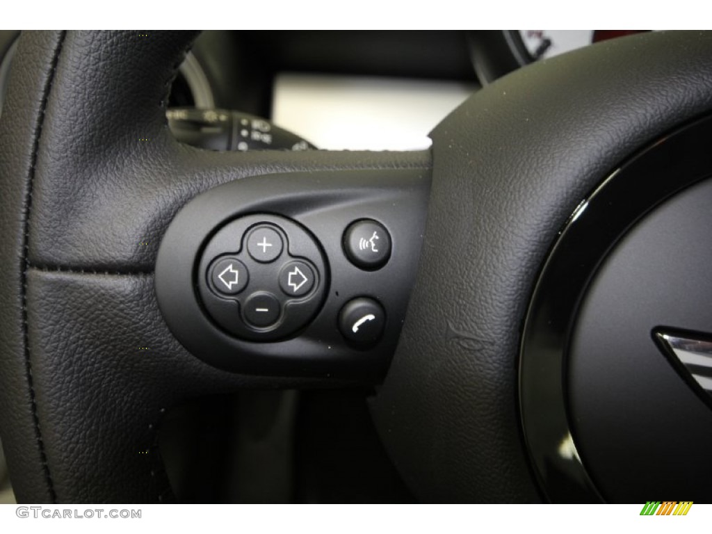 2012 Cooper Hardtop - Pepper White / Carbon Black photo #22