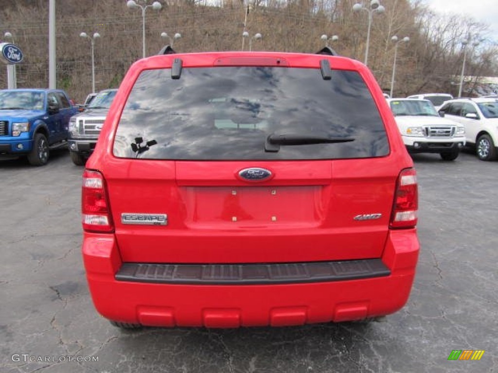 2009 Escape XLT 4WD - Torch Red / Stone photo #3