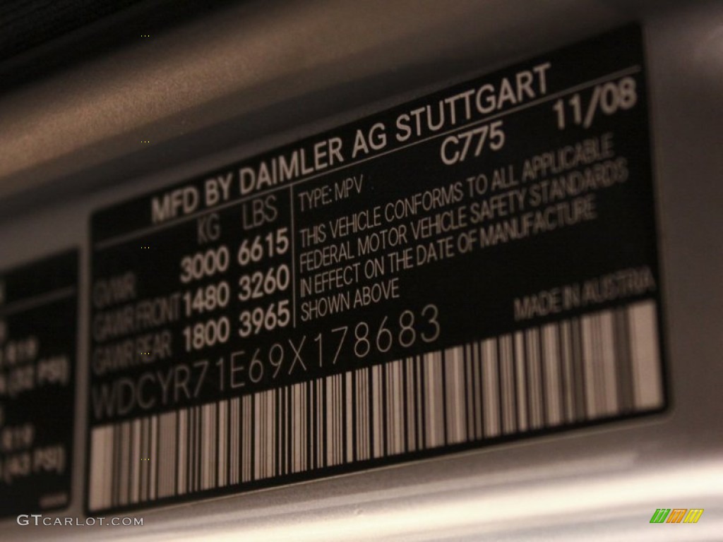 2009 G 55 AMG - Iridium Silver Metallic / designo Charcoal photo #100