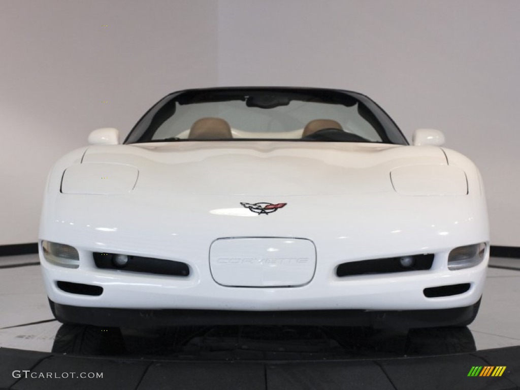 2004 Corvette Convertible - Arctic White / Light Oak photo #12