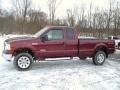 2006 Dark Toreador Red Metallic Ford F350 Super Duty XLT SuperCab 4x4  photo #3