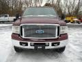 2006 Dark Toreador Red Metallic Ford F350 Super Duty XLT SuperCab 4x4  photo #16