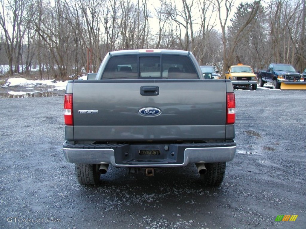 2005 F150 XLT SuperCab 4x4 - Dark Shadow Grey Metallic / Medium Flint/Dark Flint Grey photo #8