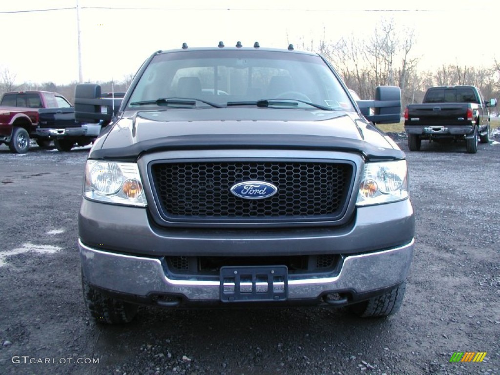 2005 F150 XLT SuperCab 4x4 - Dark Shadow Grey Metallic / Medium Flint/Dark Flint Grey photo #16