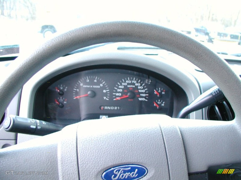 2005 F150 XLT SuperCab 4x4 - Dark Shadow Grey Metallic / Medium Flint/Dark Flint Grey photo #25