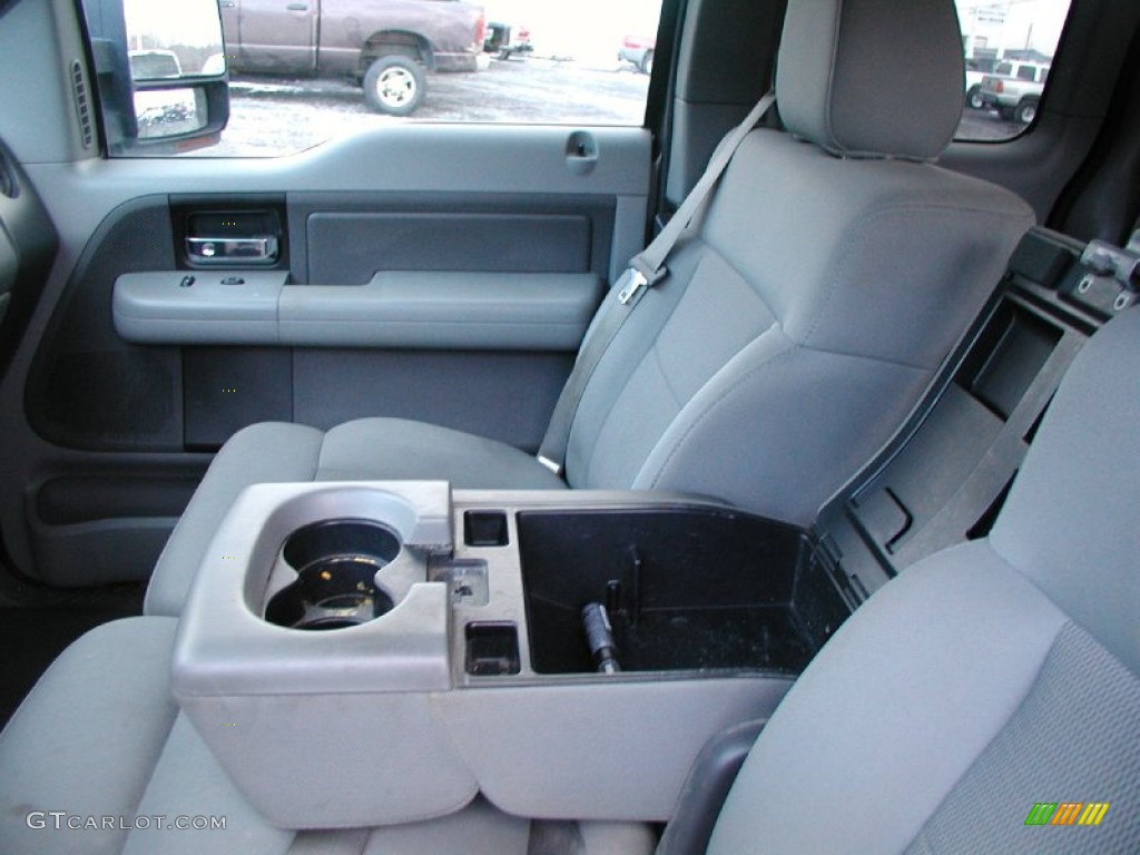 2005 F150 XLT SuperCab 4x4 - Dark Shadow Grey Metallic / Medium Flint/Dark Flint Grey photo #28