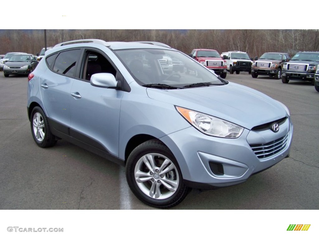 Aurora Blue 2011 Hyundai Tucson GLS AWD Exterior Photo #61552236