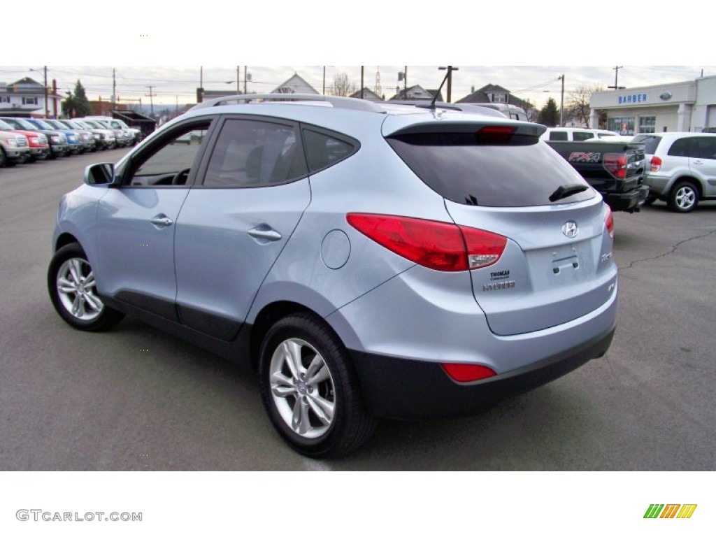 Aurora Blue 2011 Hyundai Tucson GLS AWD Exterior Photo #61552268