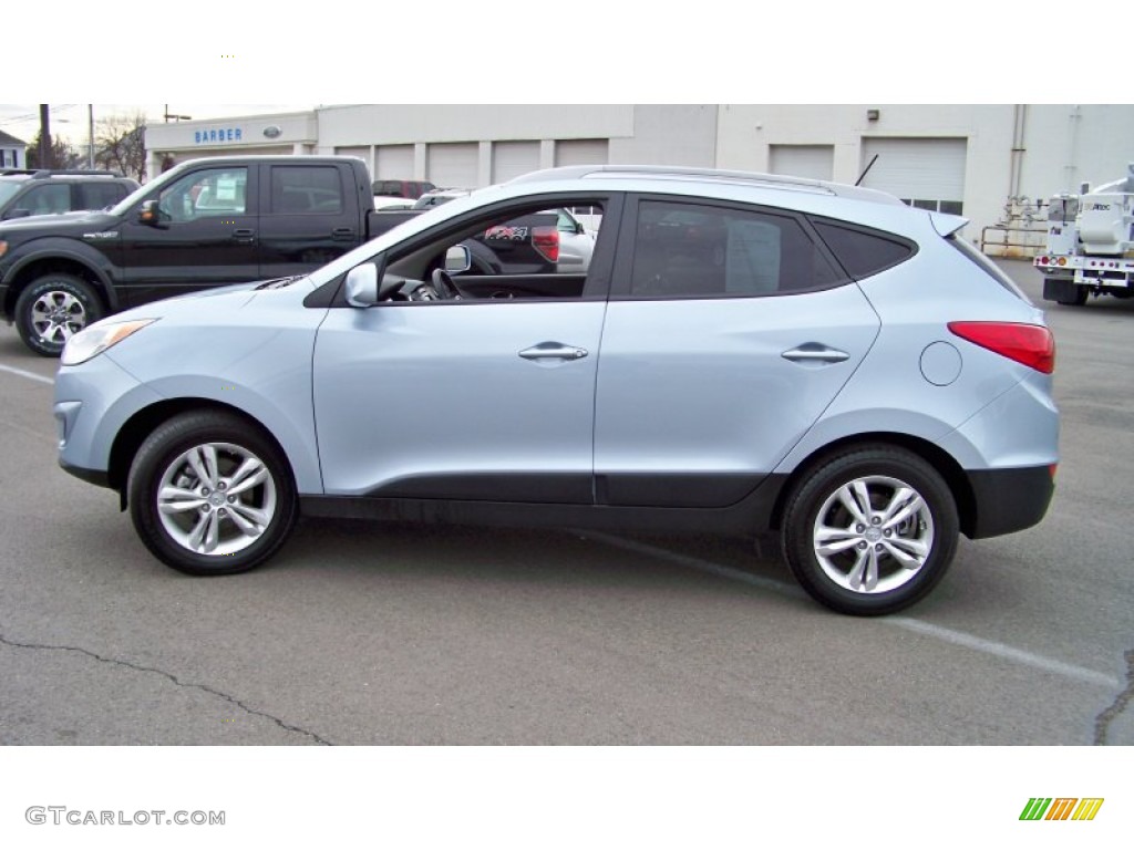 Aurora Blue 2011 Hyundai Tucson GLS AWD Exterior Photo #61552277