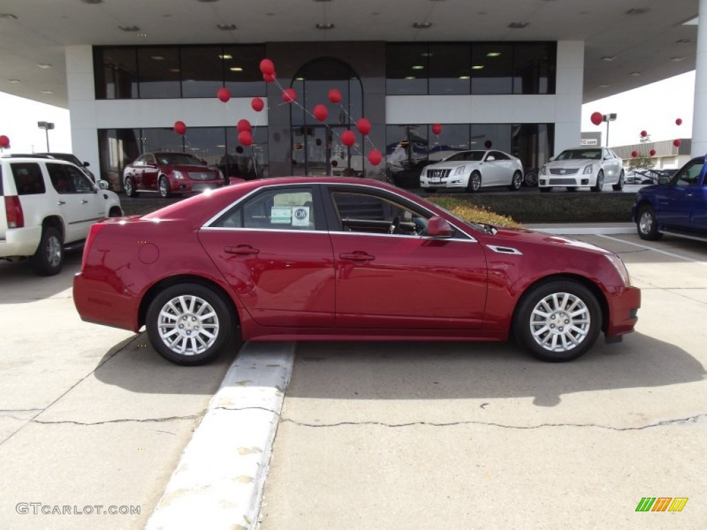2012 CTS 3.0 Sedan - Crystal Red Tintcoat / Cashmere/Cocoa photo #6