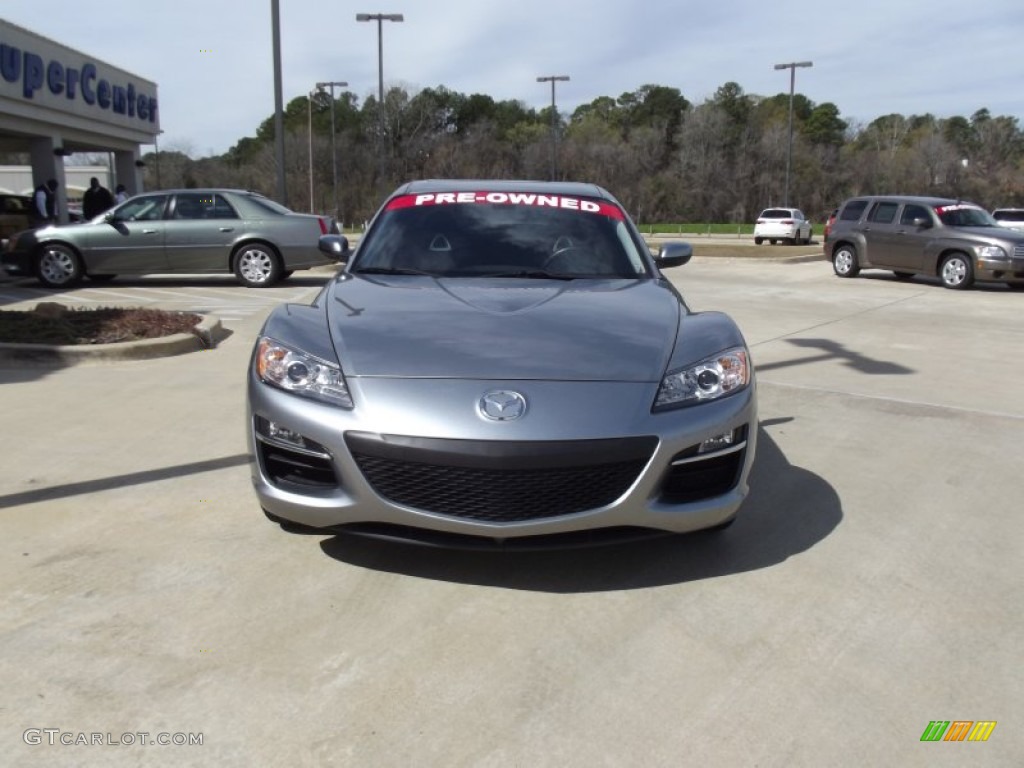 2010 RX-8 Grand Touring - Liquid Silver Metallic / Black photo #7