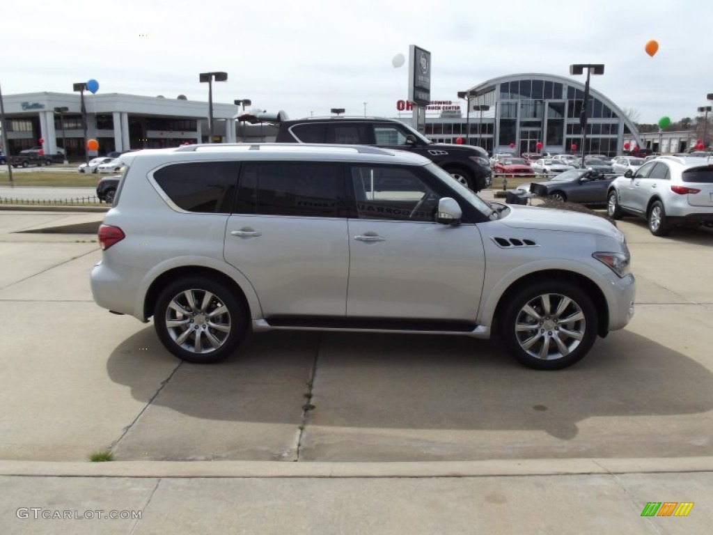 2012 QX 56 - Liquid Platinum / Graphite photo #6