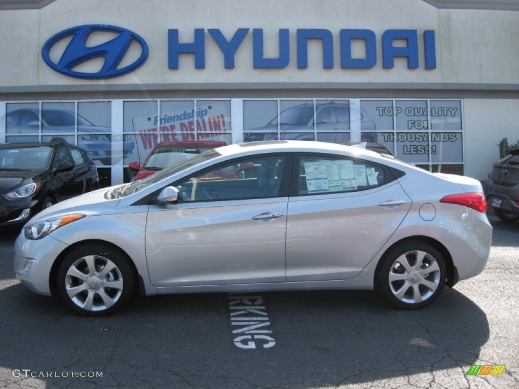 2012 Elantra Limited - Silver / Gray photo #1