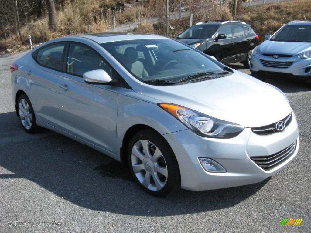 2012 Elantra Limited - Silver / Gray photo #4