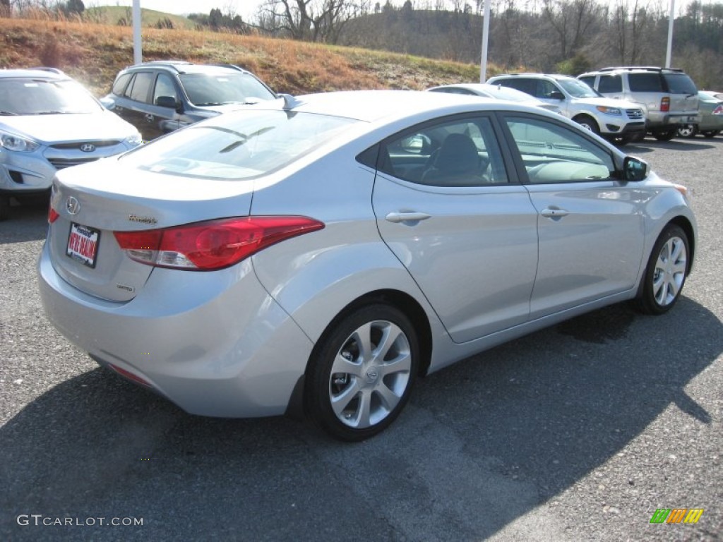 2012 Elantra Limited - Silver / Gray photo #6