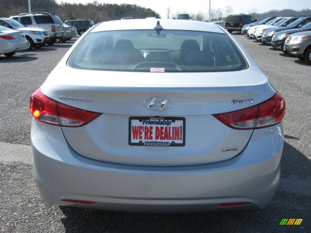 2012 Elantra Limited - Silver / Gray photo #7