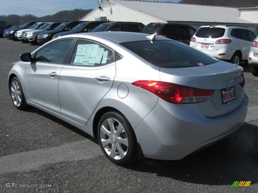 2012 Elantra Limited - Silver / Gray photo #8