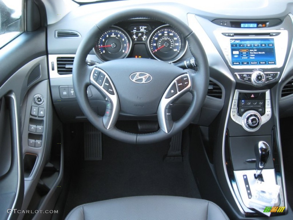 2012 Elantra Limited - Silver / Gray photo #22