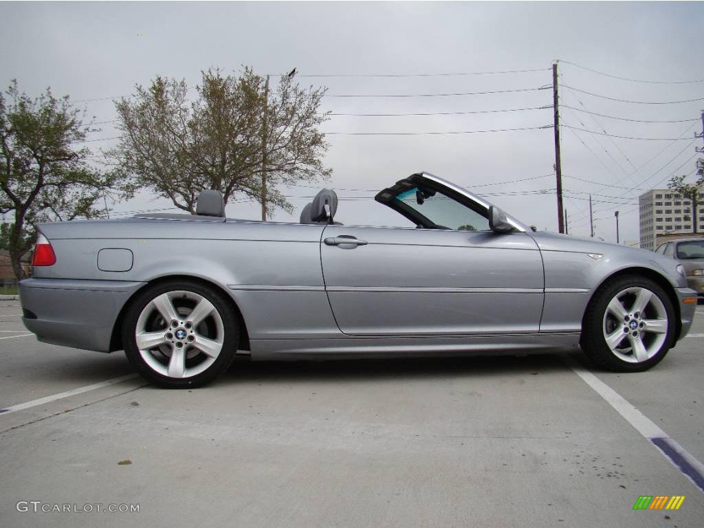 2006 3 Series 325i Convertible - Silver Grey Metallic / Grey photo #6