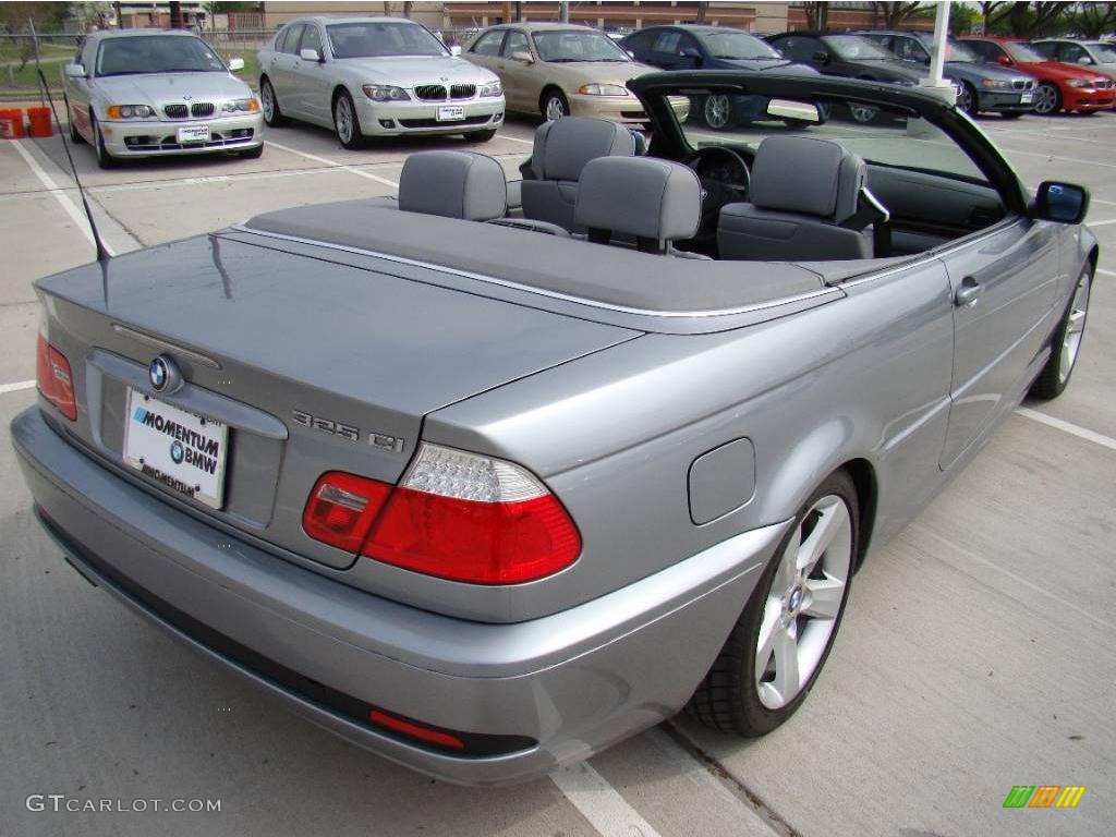 2006 3 Series 325i Convertible - Silver Grey Metallic / Grey photo #14