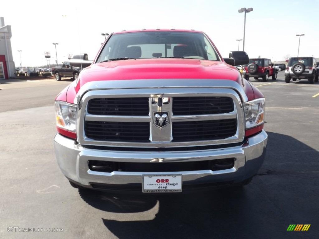 2012 Ram 3500 HD ST Crew Cab 4x4 Dually - Flame Red / Dark Slate/Medium Graystone photo #2