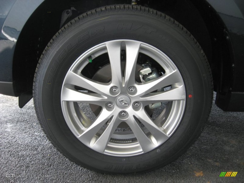 2012 Hyundai Santa Fe SE V6 AWD Wheel Photo #61556576