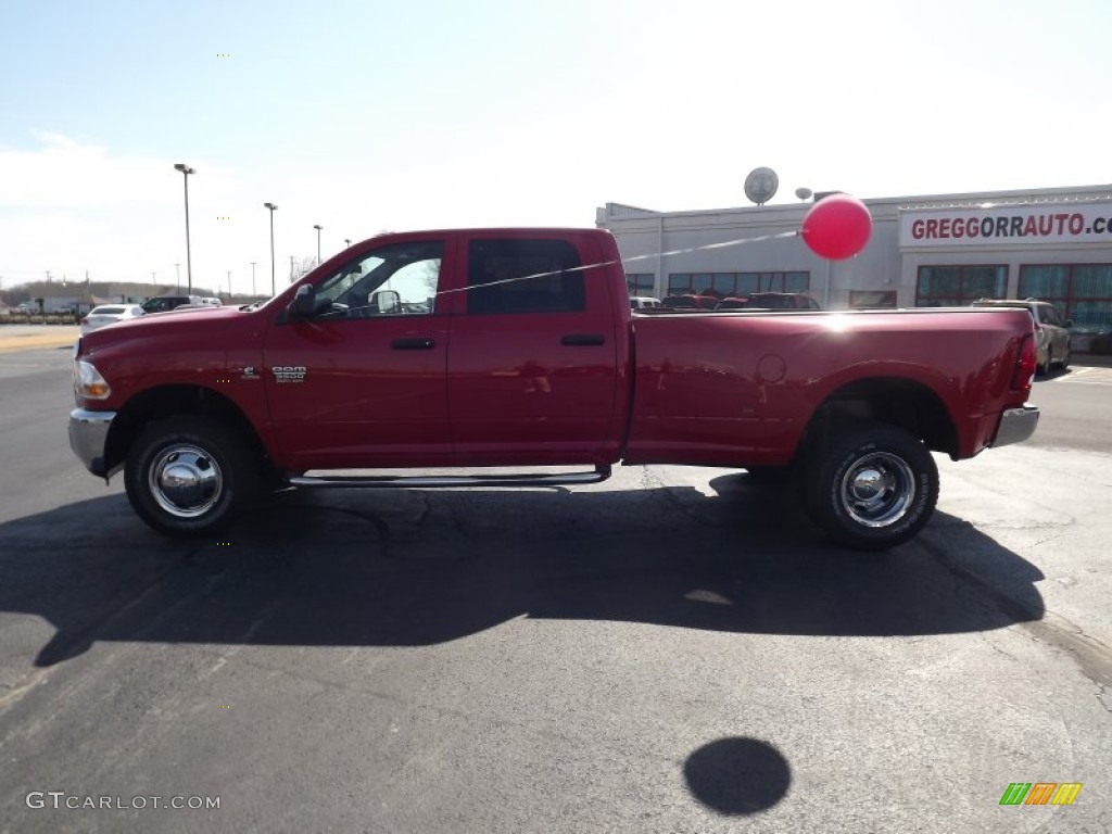 2012 Ram 3500 HD ST Crew Cab 4x4 Dually - Flame Red / Dark Slate/Medium Graystone photo #8