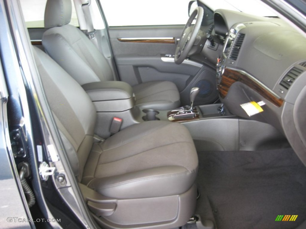 Cocoa Black Interior 2012 Hyundai Santa Fe SE V6 AWD Photo #61556651
