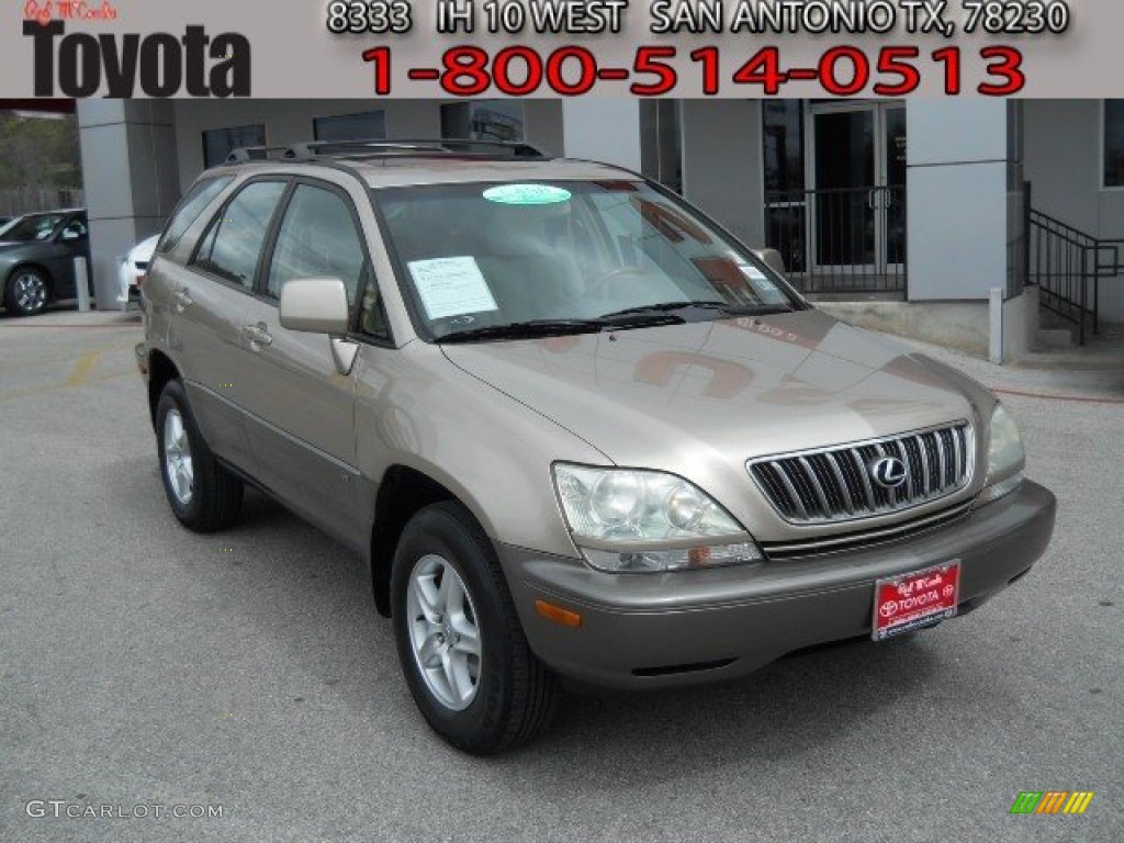 2001 RX 300 - Burnished Gold Metallic / Ivory photo #1