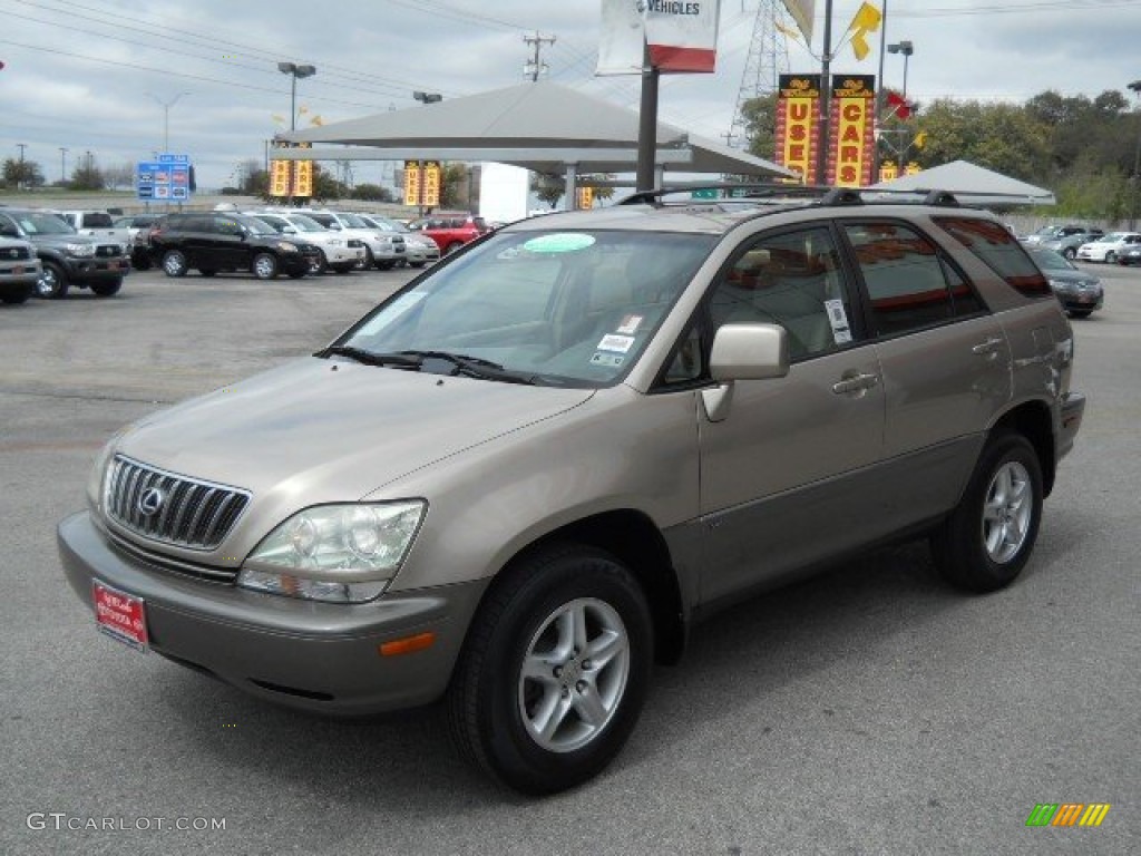 2001 RX 300 - Burnished Gold Metallic / Ivory photo #3