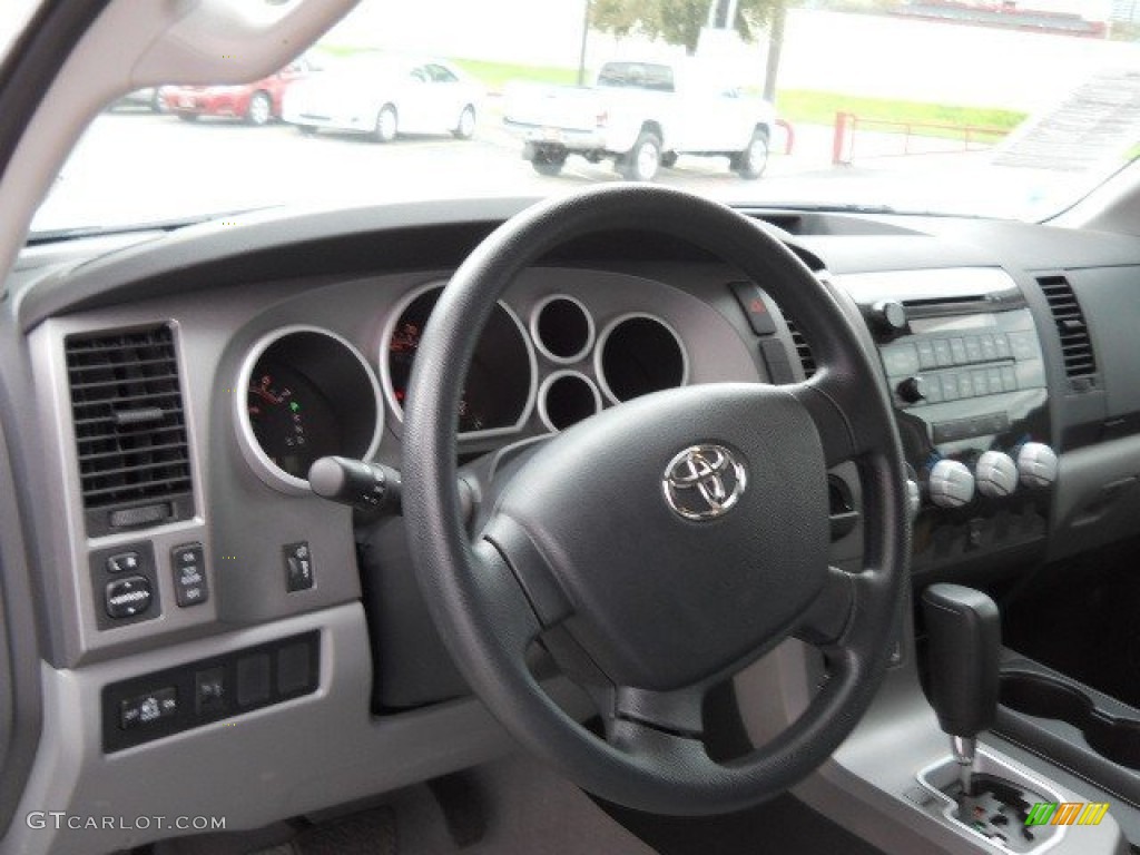 2011 Tundra CrewMax - Super White / Graphite Gray photo #13