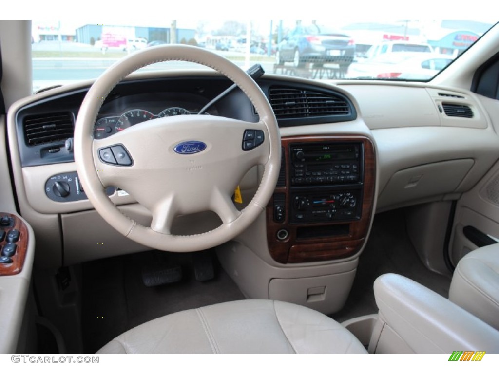 2003 Ford Windstar SEL Medium Parchment Dashboard Photo #61559129