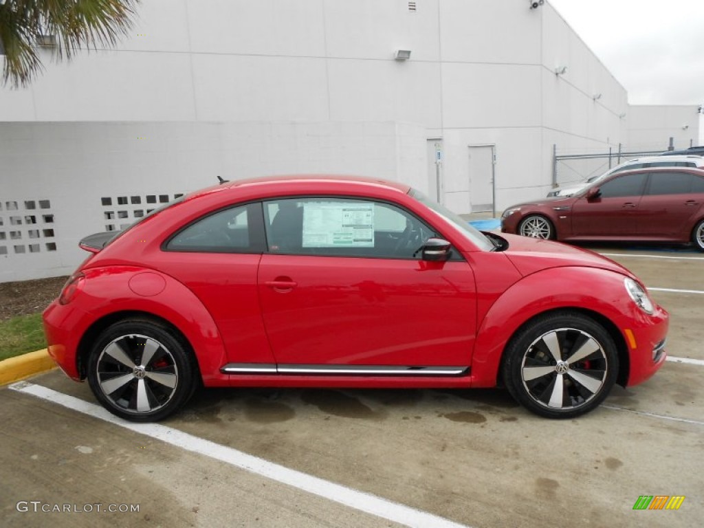 Tornado Red 2012 Volkswagen Beetle Turbo Exterior Photo #61559453