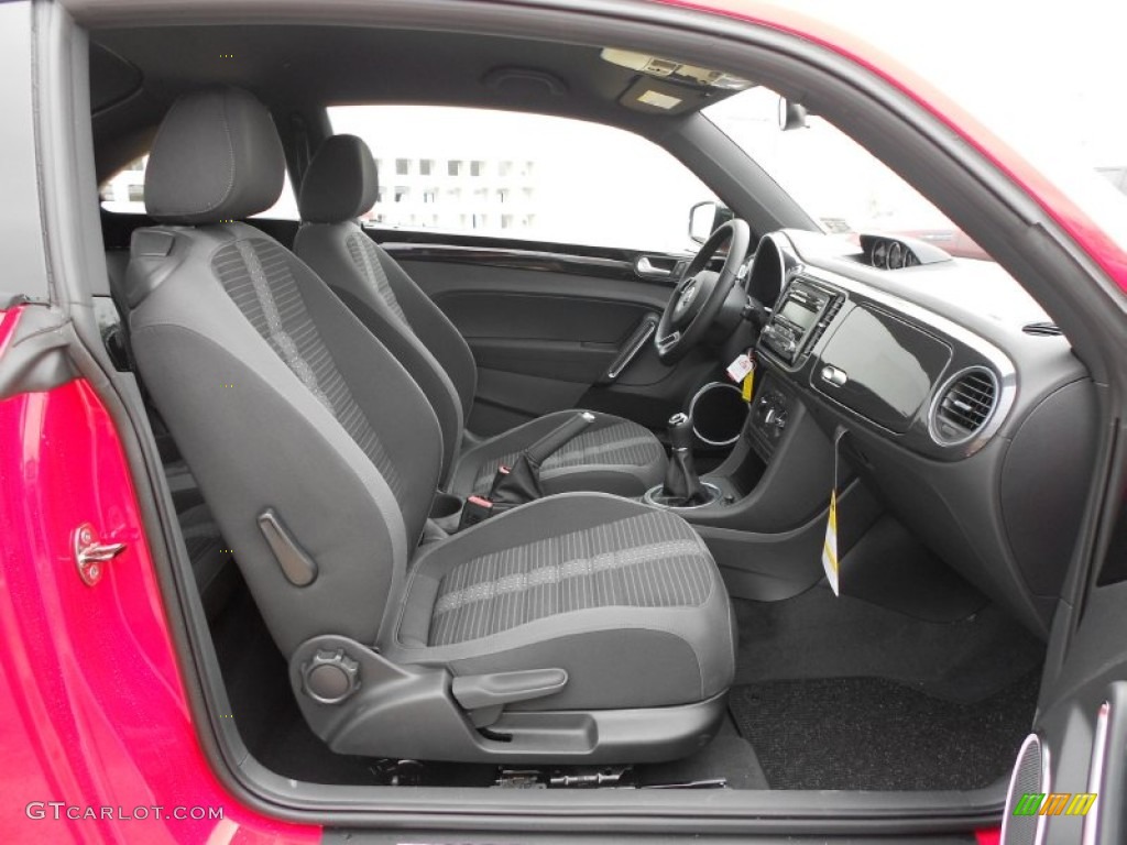 Titan Black Interior 2012 Volkswagen Beetle Turbo Photo #61559498
