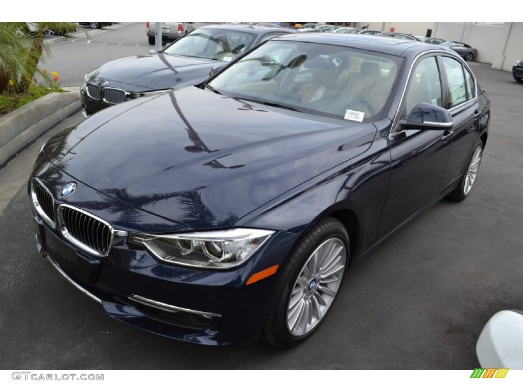 2012 3 Series 328i Sedan - Imperial Blue Metallic / Beige photo #9