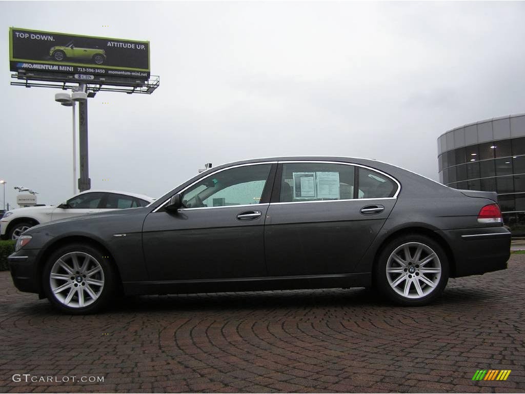 2006 7 Series 750Li Sedan - Titanium Grey Metallic / Basalt Grey/Flannel Grey photo #2