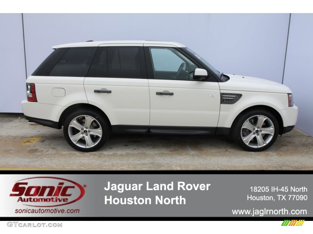 2010 Range Rover Sport Supercharged - Alaska White / Ebony/Lunar Stitching photo #1