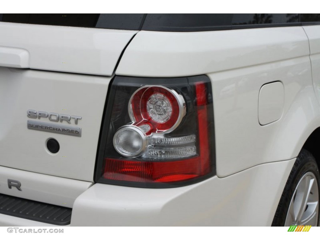 2010 Range Rover Sport Supercharged - Alaska White / Ebony/Lunar Stitching photo #7