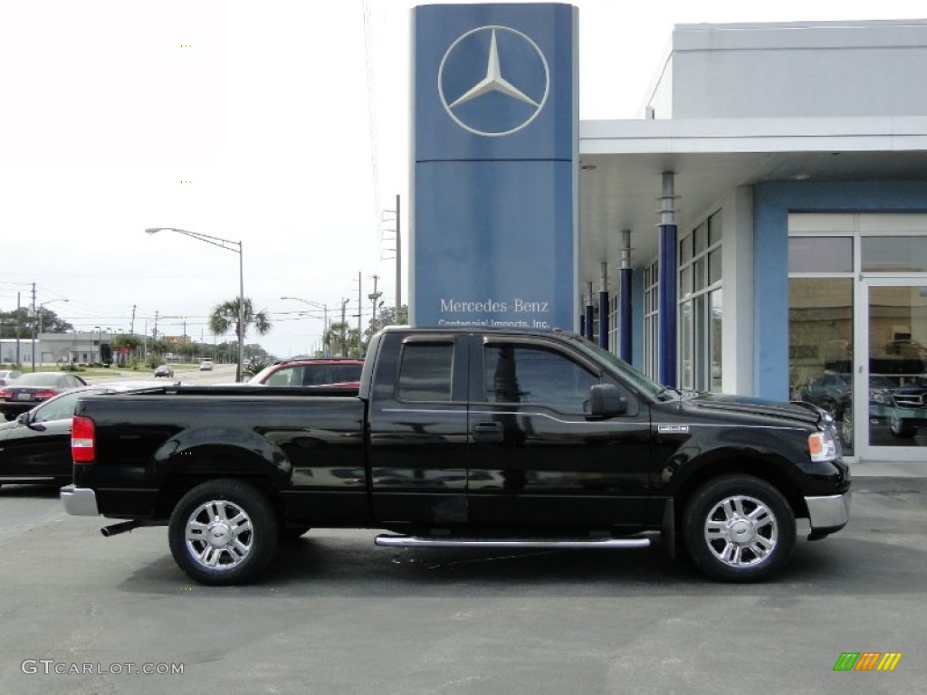 2006 F150 XLT SuperCab - Black / Medium Flint photo #11