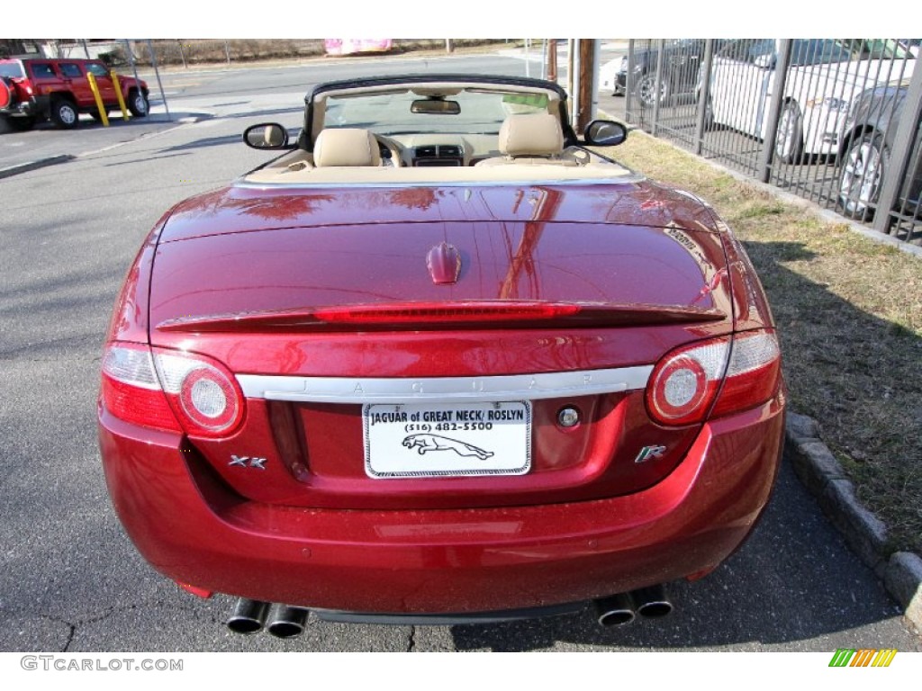 2008 XK XKR Convertible - Radiance Red Metallic / Caramel photo #13